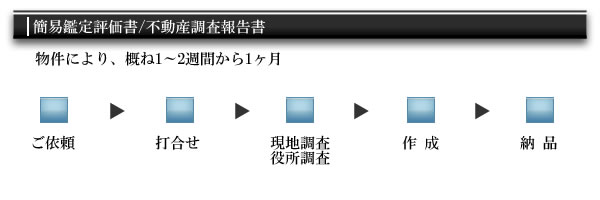 簡易鑑定評価書／不動産調査報告書